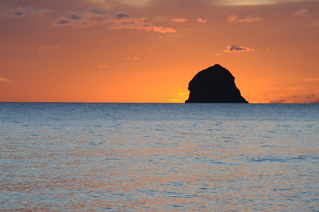 Crépuscule de Feu sur Diamant Noir